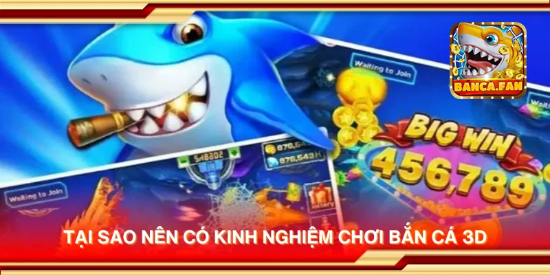 Tại sao nên có kinh nghiệm chơi Bắn Cá 3D
